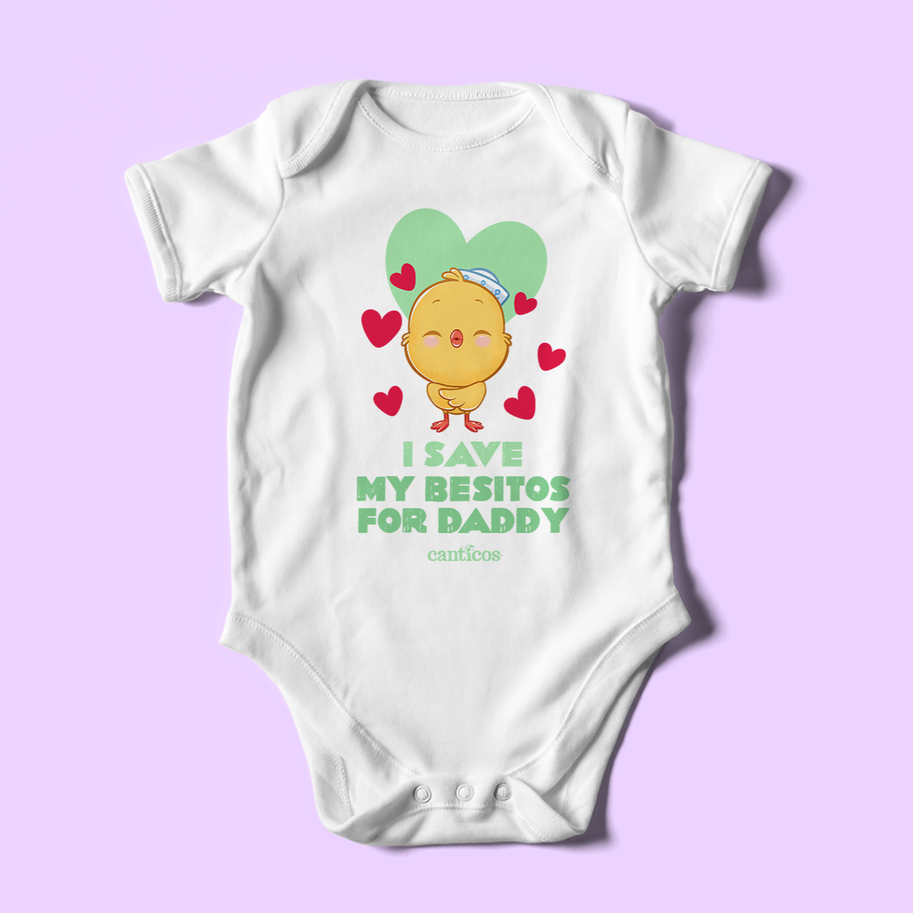 I save my besitos for Daddy Onesie - Ricky