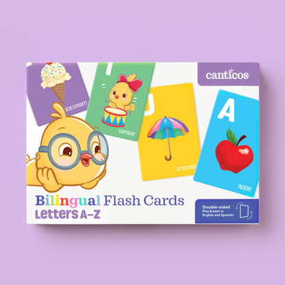 Bilingual Flash Cards: Letters A-Z