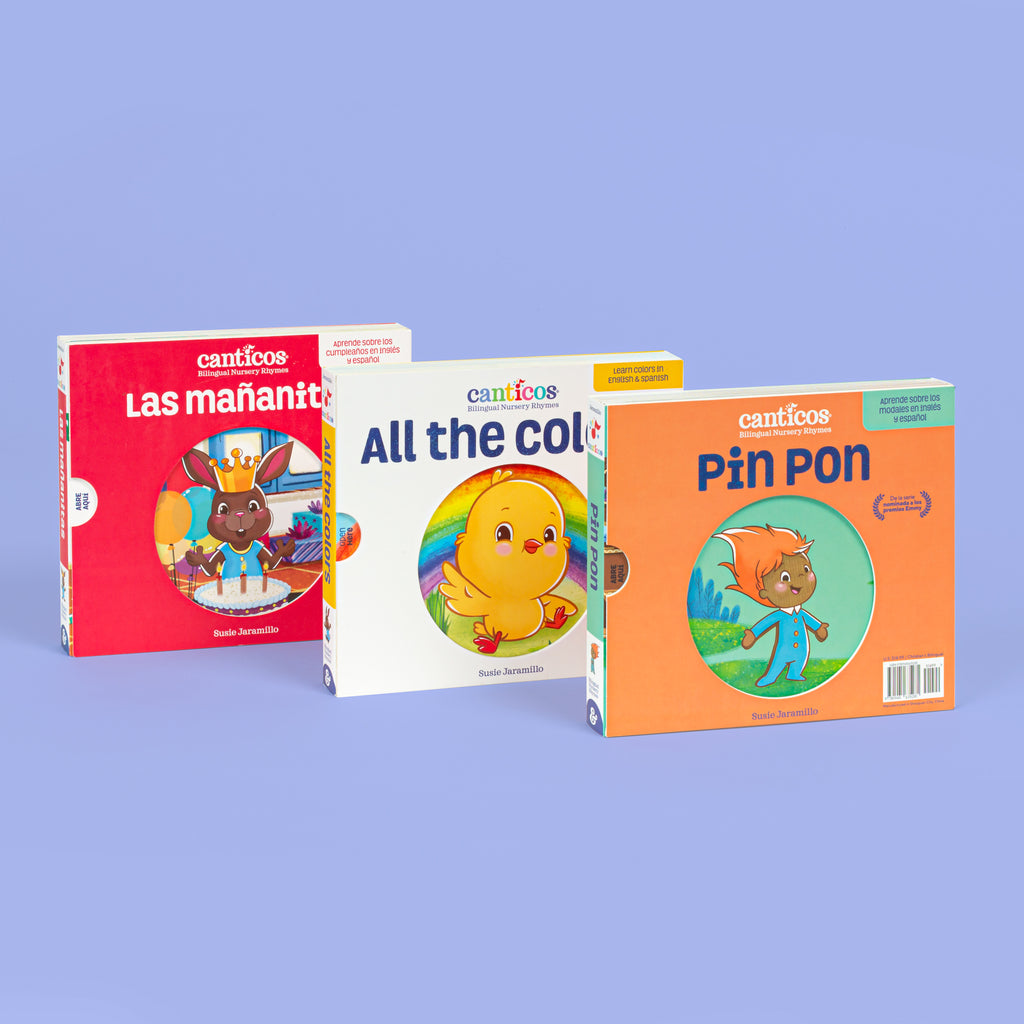 Bilingual Nursery Rhymes Collection Bundle - Reversible Books