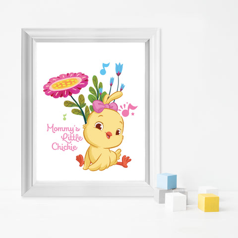 Mommy's Little Chickie - Kiki Framed Poster