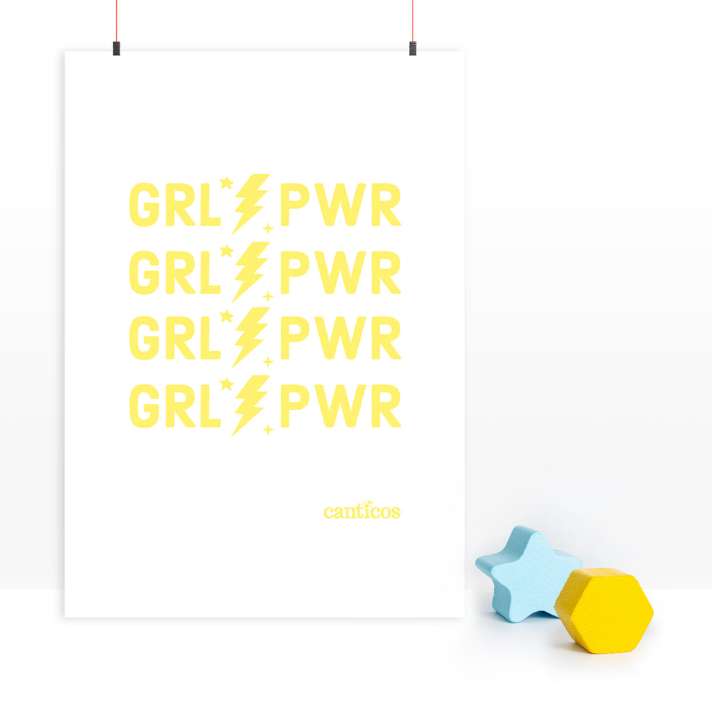Girl Power - Yellow Poster