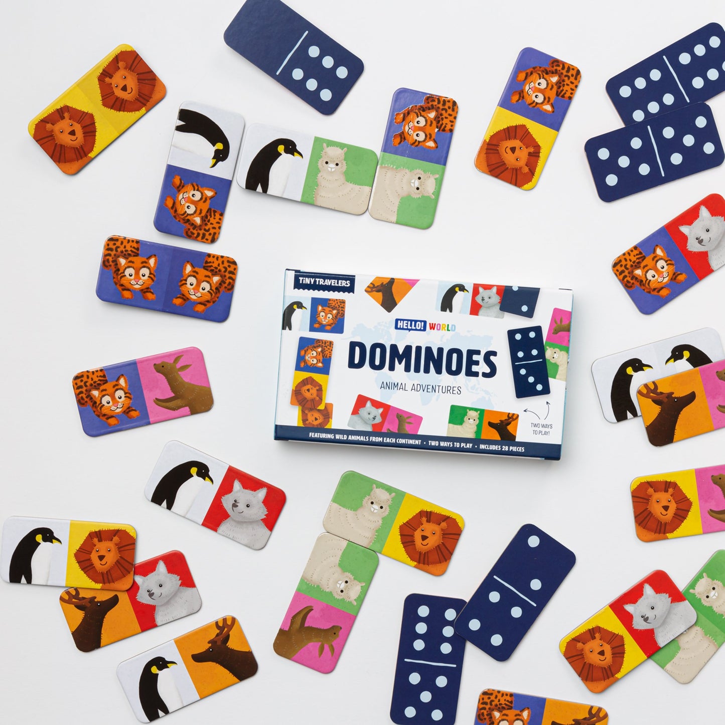 Tiny Travelers Dominoes: Animal Adventures