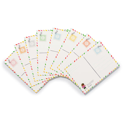 Postcard Book: Stick, Send & Smile!