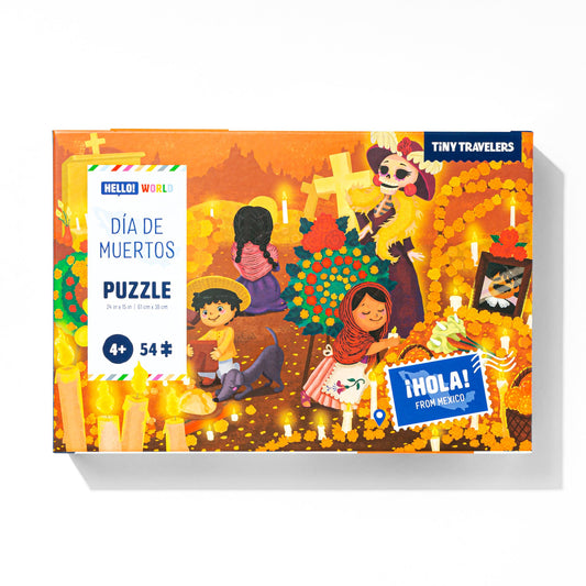 Tiny Travelers Puzzle: Dia de Muertos
