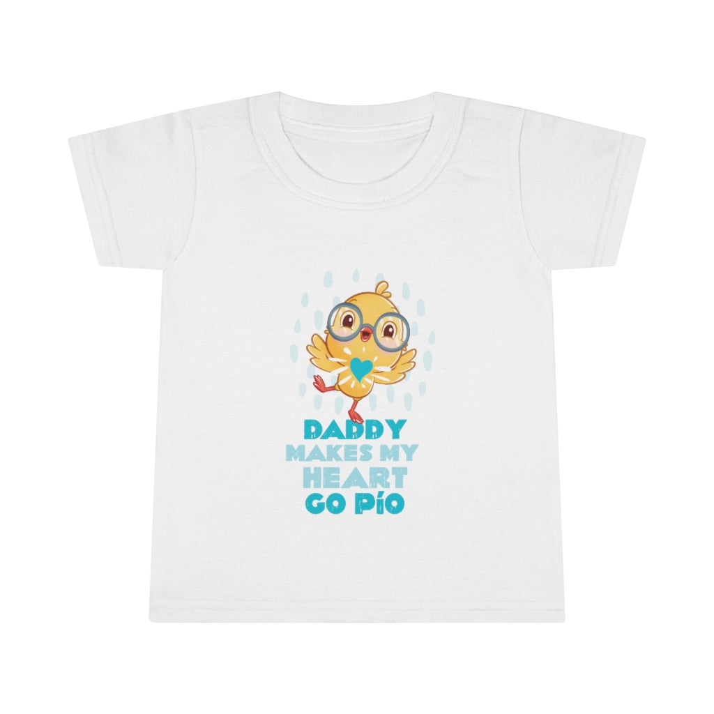 Daddy makes my heart go Pio! Toddler T-shirt - Nicky