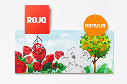 All the Colors / De Colores, Flip & Play Bilingual Book